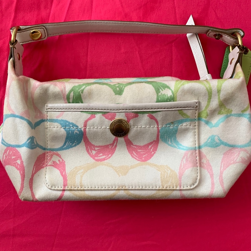 Coach multicolored purse